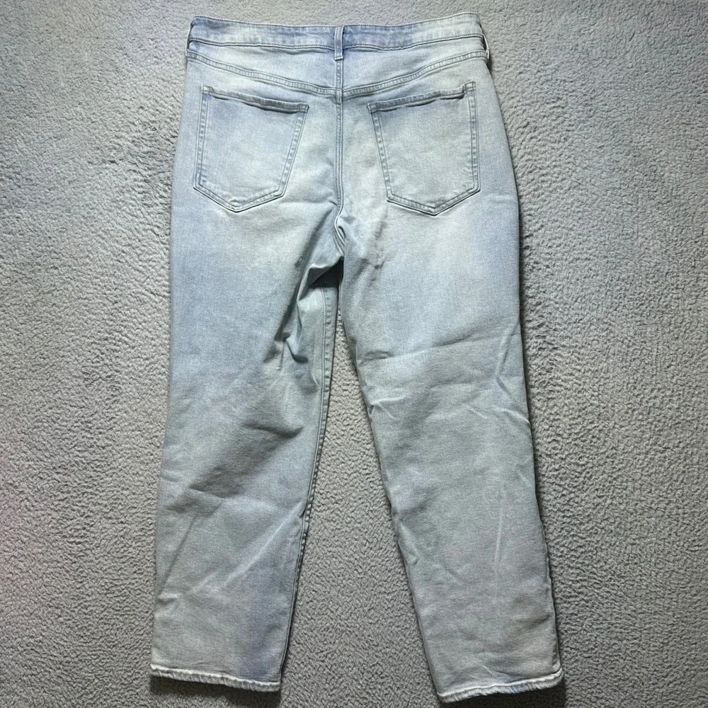 Old Navy High Rise‎ O.G. Loose Light Wash Denim Jeans Women Size 16